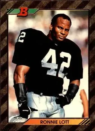 1992 Bowman #137 - Ronnie Lott - Los Angeles Raiders