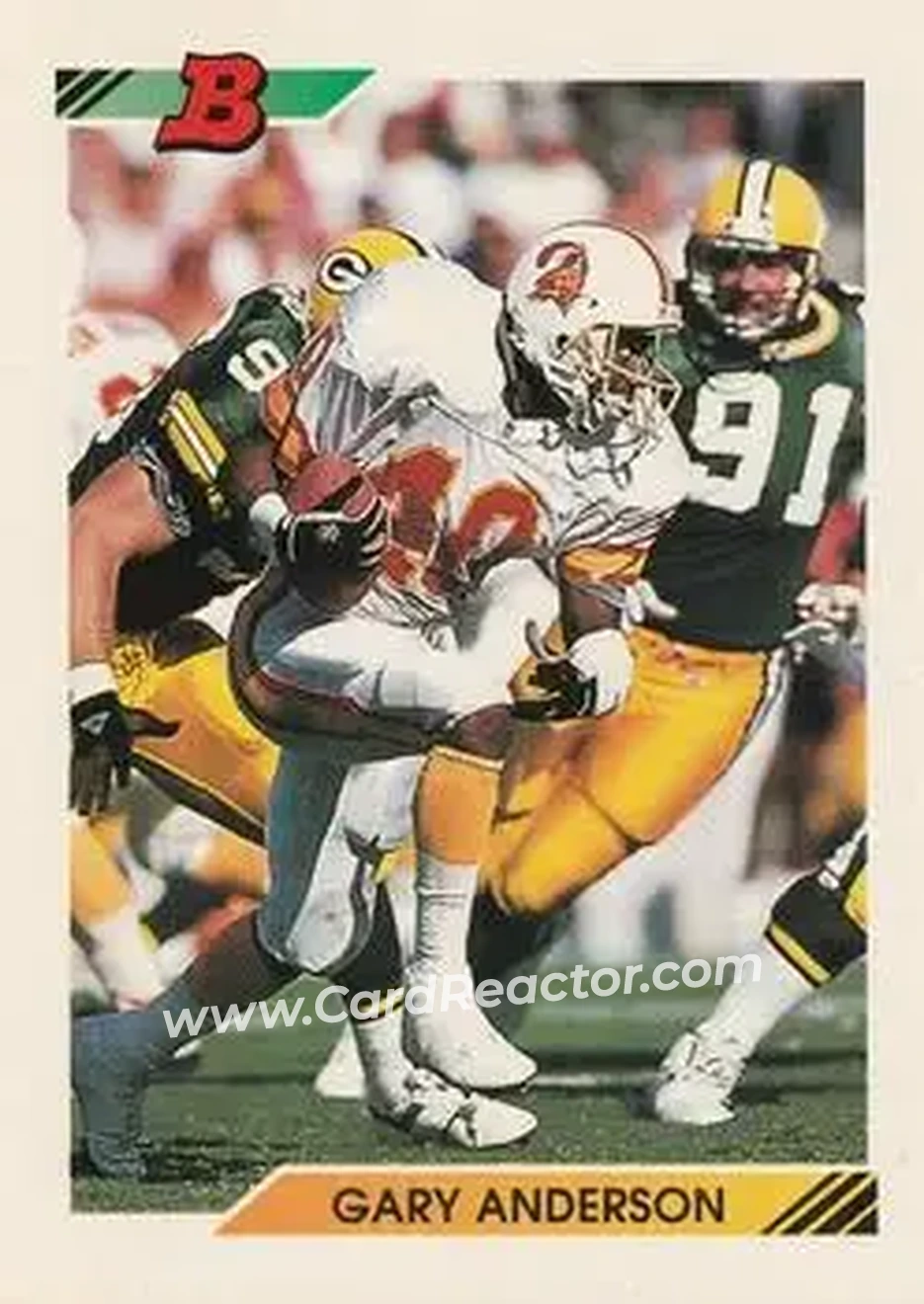 1992 Bowman #139 - Gary Anderson - Tampa Bay Buccaneers
