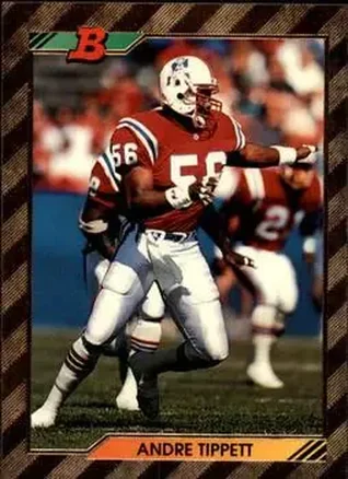 1992 Bowman #157 - Andre Tippett - New England Patriots