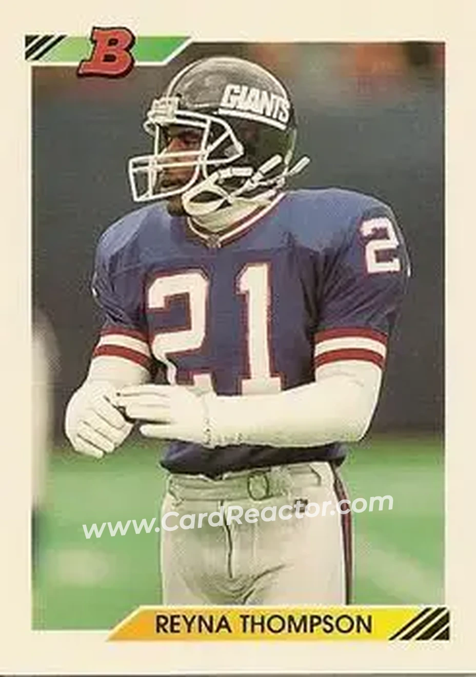 1992 Bowman #185 - Reyna Thompson - New York Giants - Front