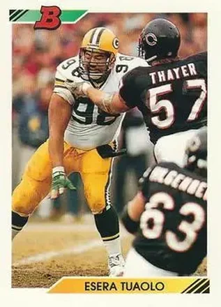 1992 Bowman #186 Esera Tuaolo