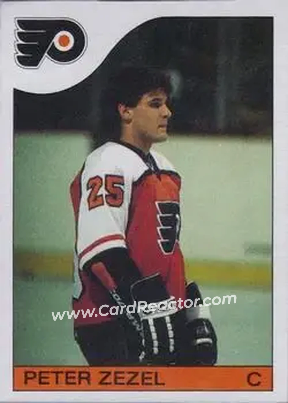 1985-86 Topps #24 - Peter Zezel - Philadelphia Flyers