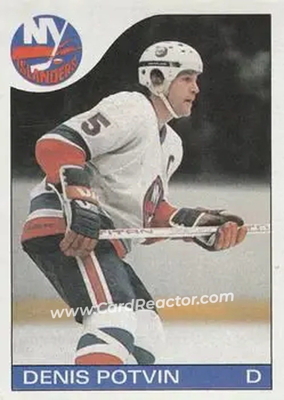 1985-86 Topps #25 - Denis Potvin - New York Islanders - Front