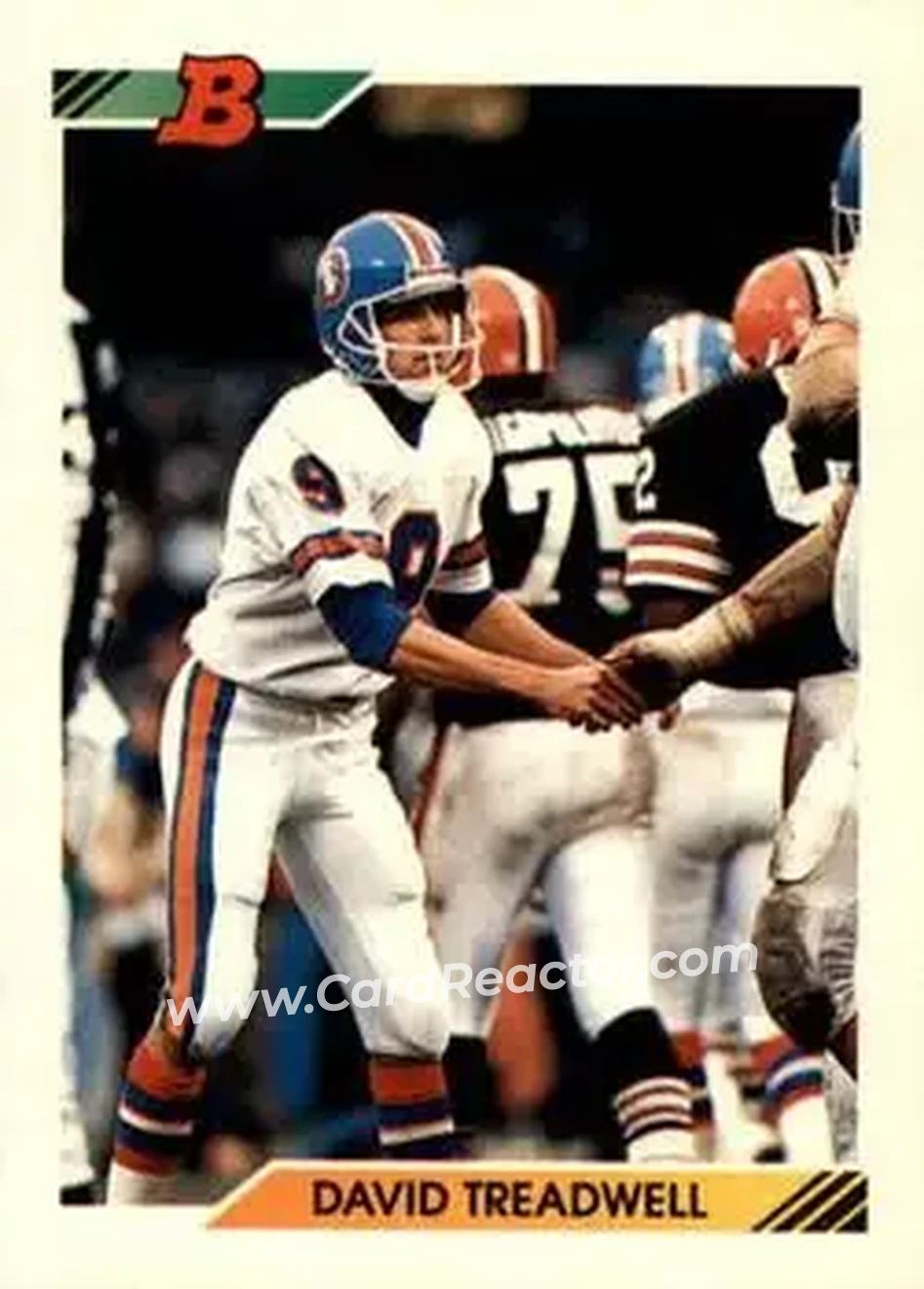 1992 Bowman #142 - David Treadwell - Denver Broncos - Front