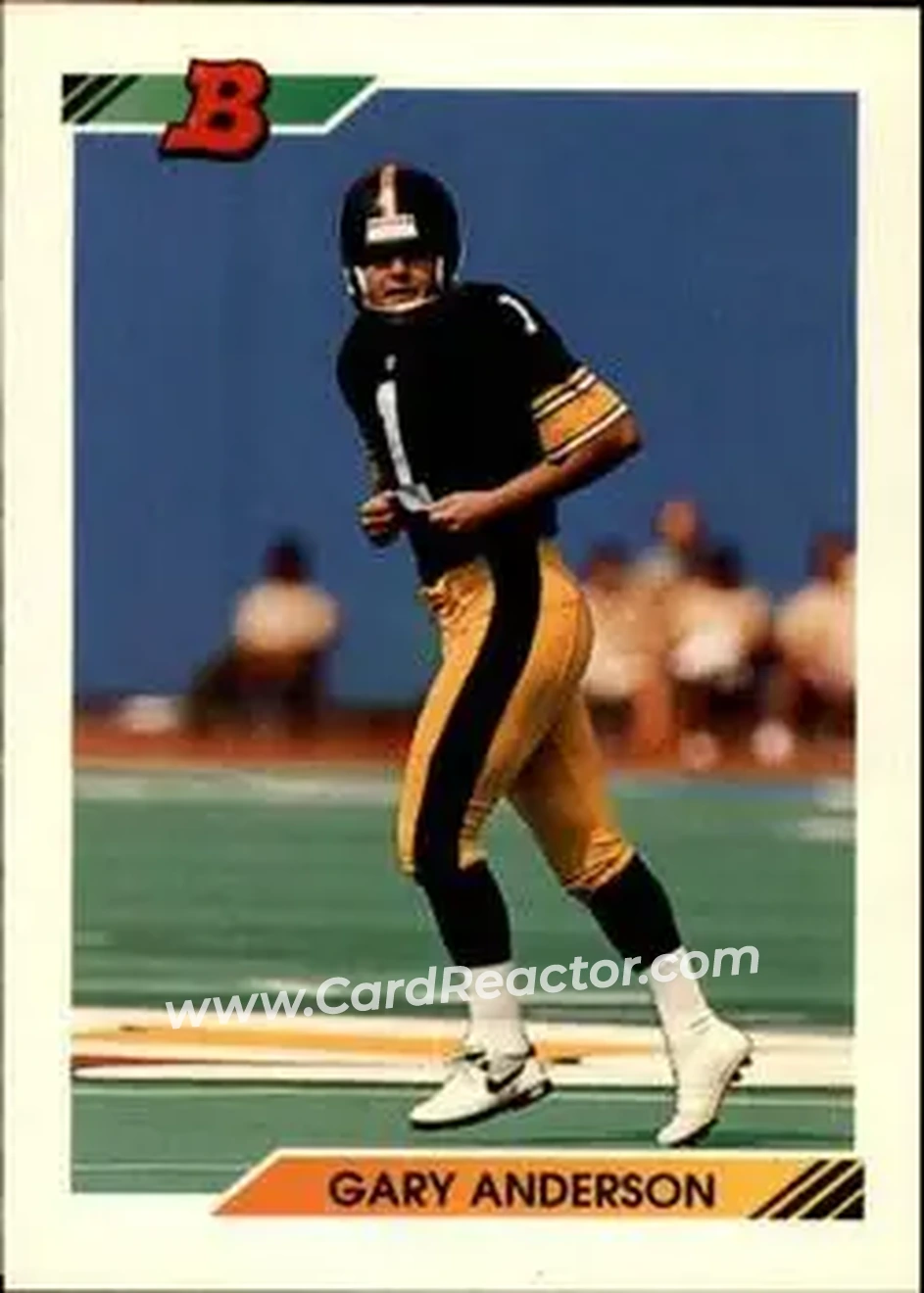 1992 Bowman #147 - Gary Anderson - Pittsburgh Steelers - Front