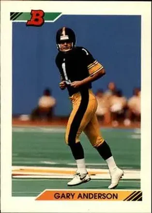 1992 Bowman #147 - Gary Anderson - Pittsburgh Steelers