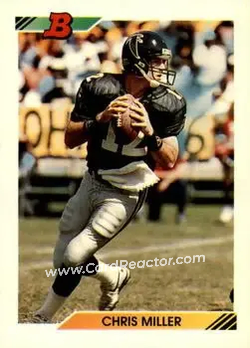 1992 Bowman #150 - Chris Miller - Atlanta Falcons - Front