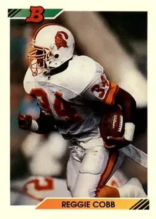 1992 Bowman #194 - Reggie Cobb - Tampa Bay Buccaneers