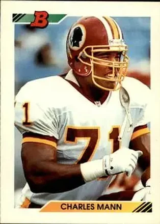 1992 Bowman #214 - Charles Mann - Washington Redskins