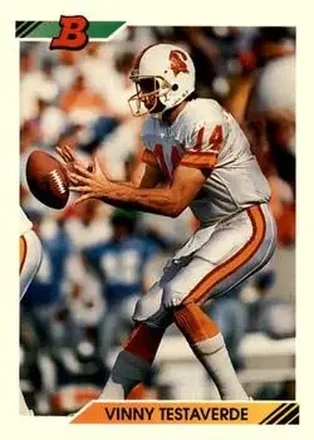 1992 Bowman #219 - Vinny Testaverde - Tampa Bay Buccaneers