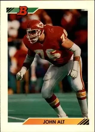 1992 Bowman #224 - John Alt - Kansas City Chiefs