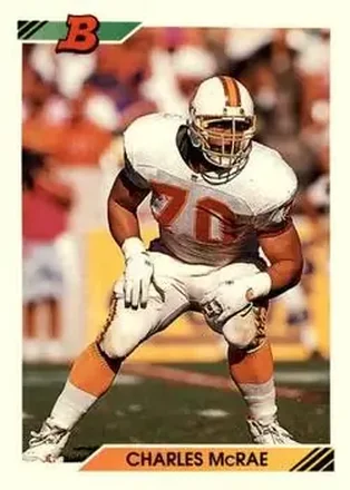 1992 Bowman #243 - Charles McRae - Tampa Bay Buccaneers