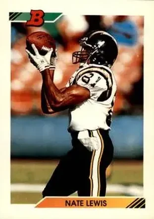 1992 Bowman #247 - Nate Lewis - San Diego Chargers