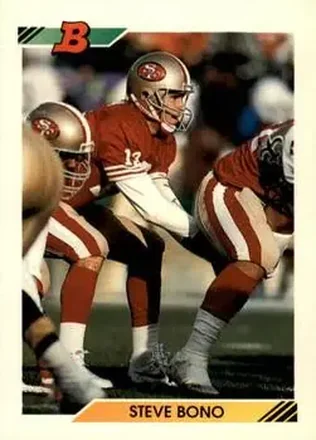 1992 Bowman #266 - Steve Bono - San Francisco 49ers