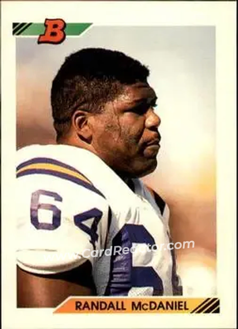 1992 Bowman #281 - Randall McDaniel - Minnesota Vikings - Front