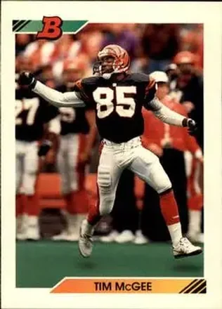 1992 Bowman #300 - Tim McGee - Cincinnati Bengals