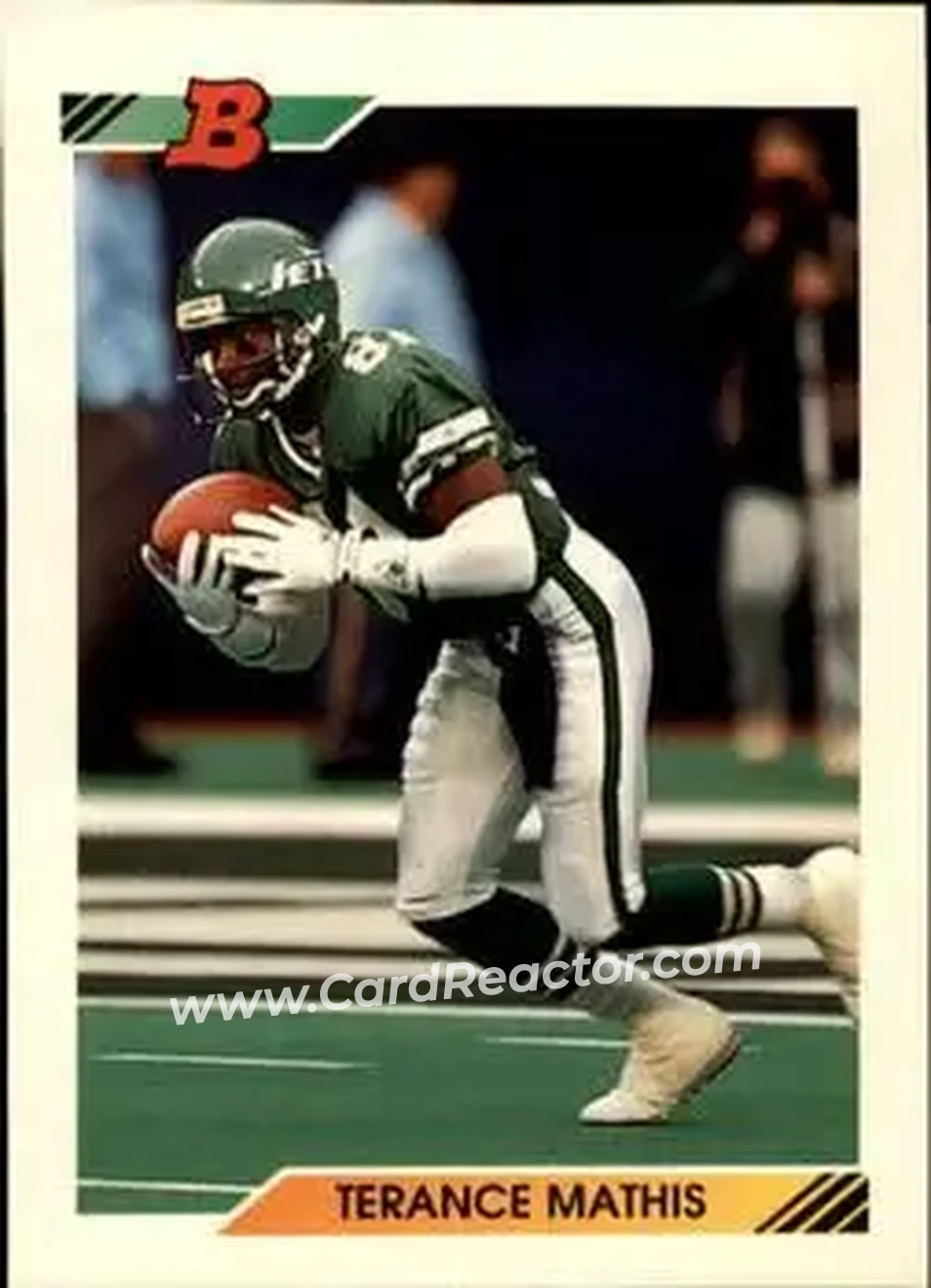1992 Bowman #320 - Terance Mathis - New York Jets - Front