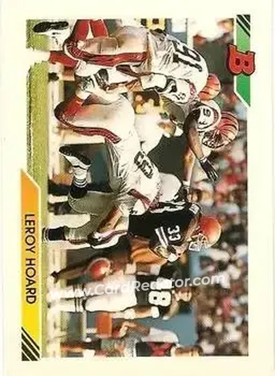 1992 Bowman #321 - Leroy Hoard - Cleveland Browns - Front 1992 Bowman #321 - Leroy Hoard - Cleveland Browns - Front