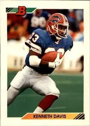 1992 Bowman #322 - Kenneth Davis - Buffalo Bills