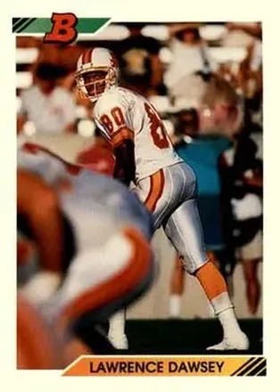 1992 Bowman #343 Lawrence Dawsey