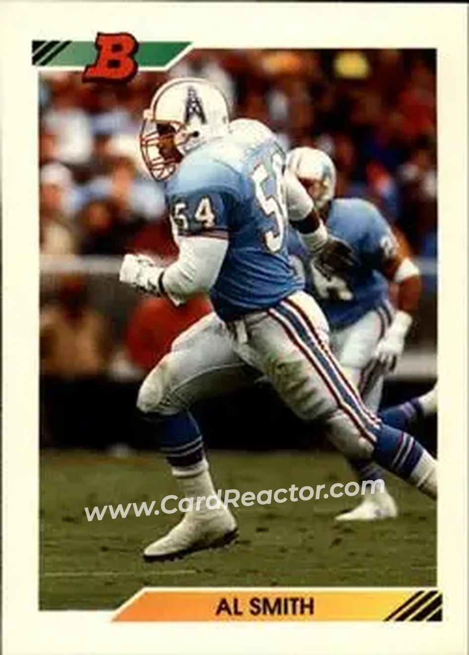 1992 Bowman #347 - Al Smith - Houston Oilers - Front