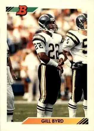 1992 Bowman #359 - Gill Byrd - San Diego Chargers