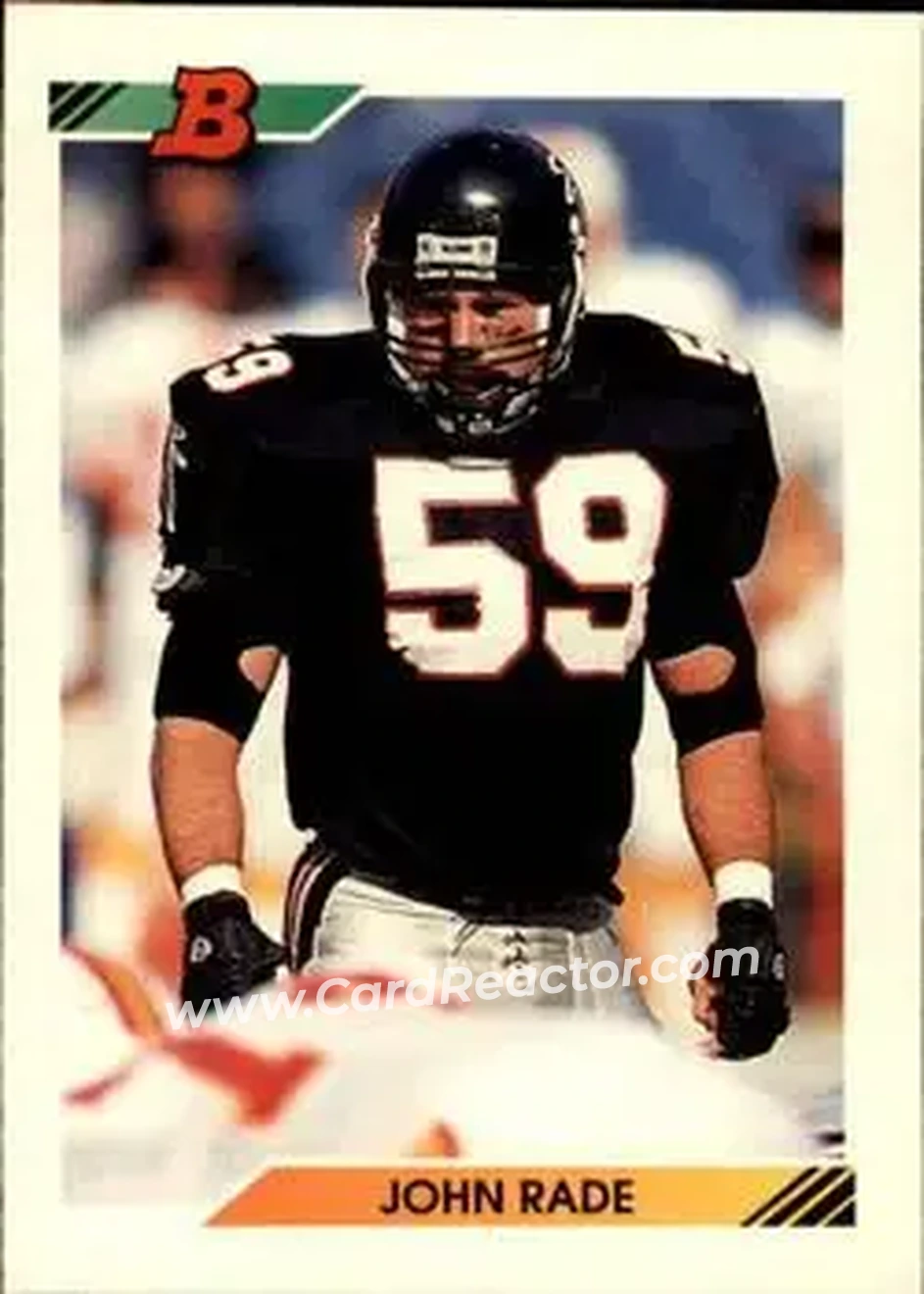1992 Bowman #362 - John Rade - Atlanta Falcons - Front