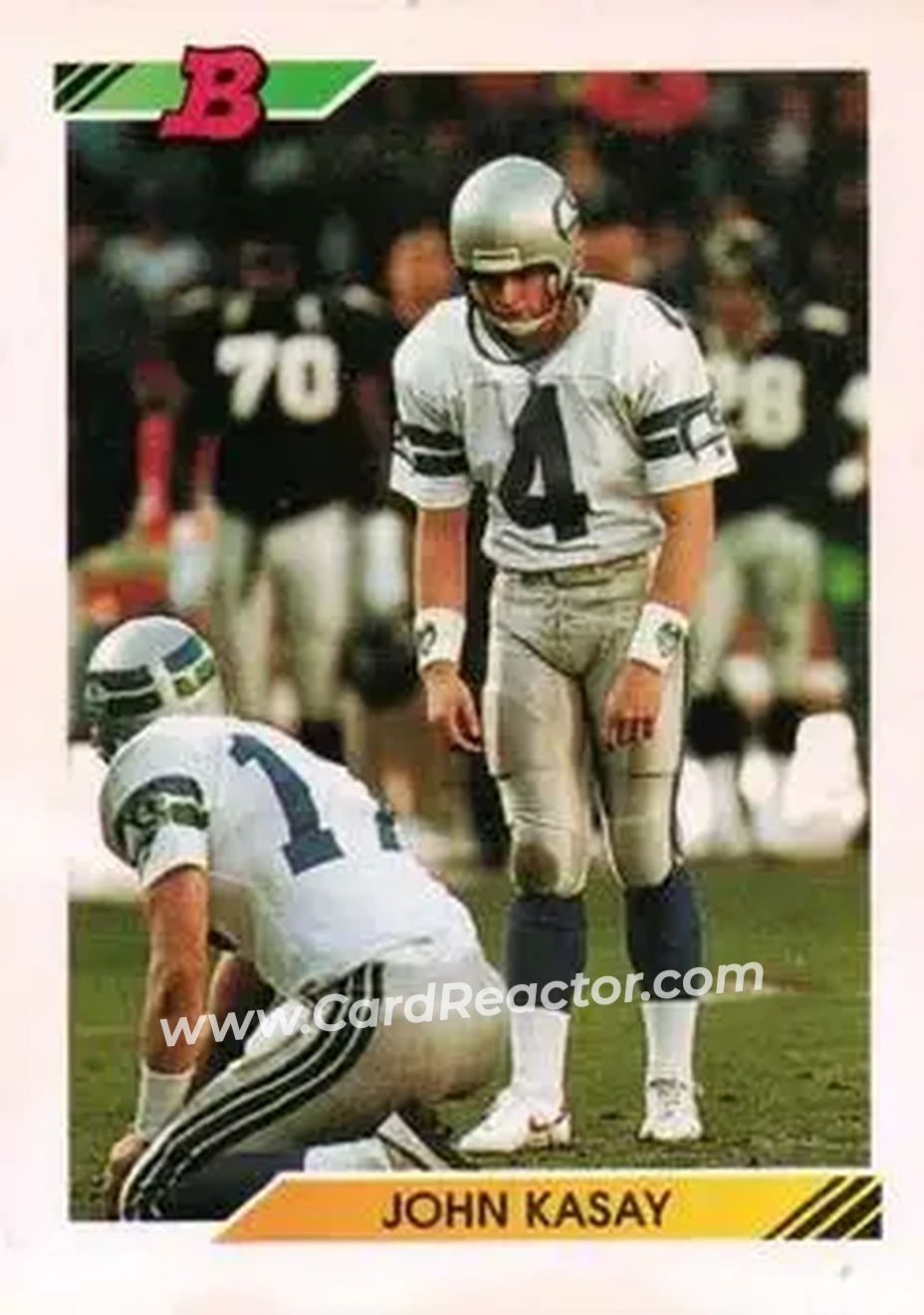 1992 Bowman #364 - John Kasay - Seattle Seahawks - Front