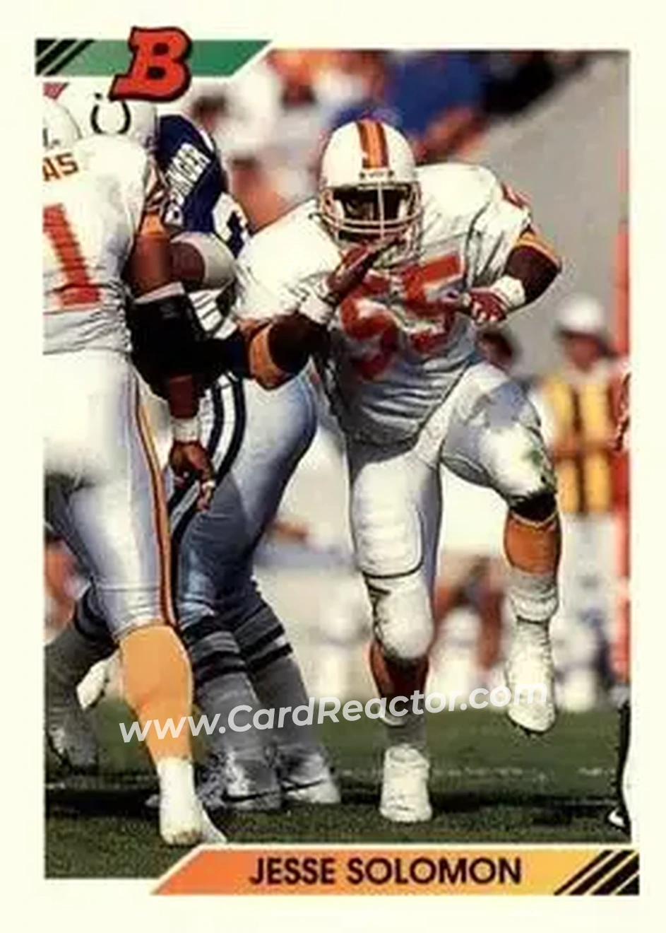 1992 Bowman #370 - Jesse Solomon - Tampa Bay Buccaneers - Front