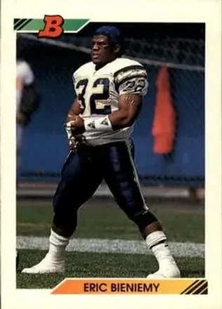 1992 Bowman #398 Eric Bieniemy