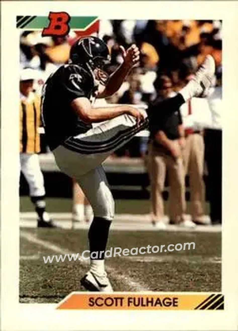 1992 Bowman #429 - Scott Fulhage - Atlanta Falcons - Front