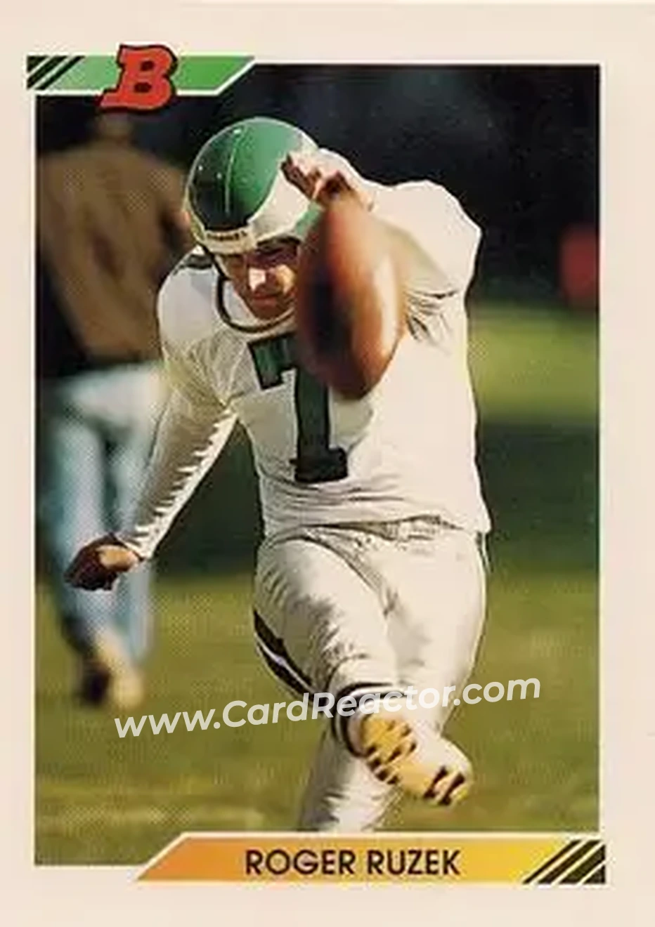 1992 Bowman #432 - Roger Ruzek - Philadelphia Eagles - Front