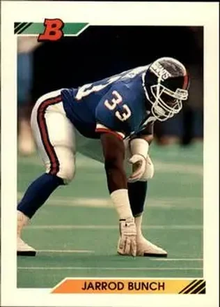 1992 Bowman #440 - Jarrod Bunch - New York Giants