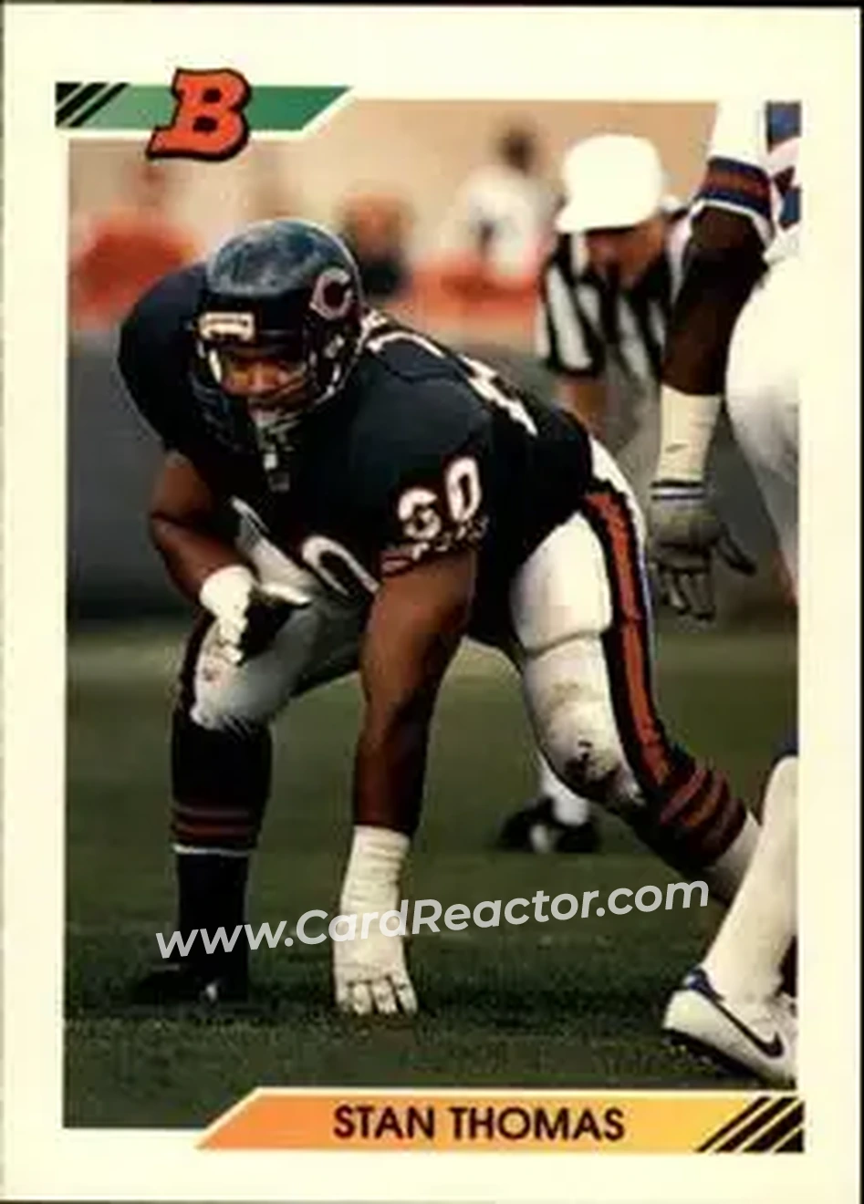 1992 Bowman #460 - Stan Thomas - Chicago Bears - Front