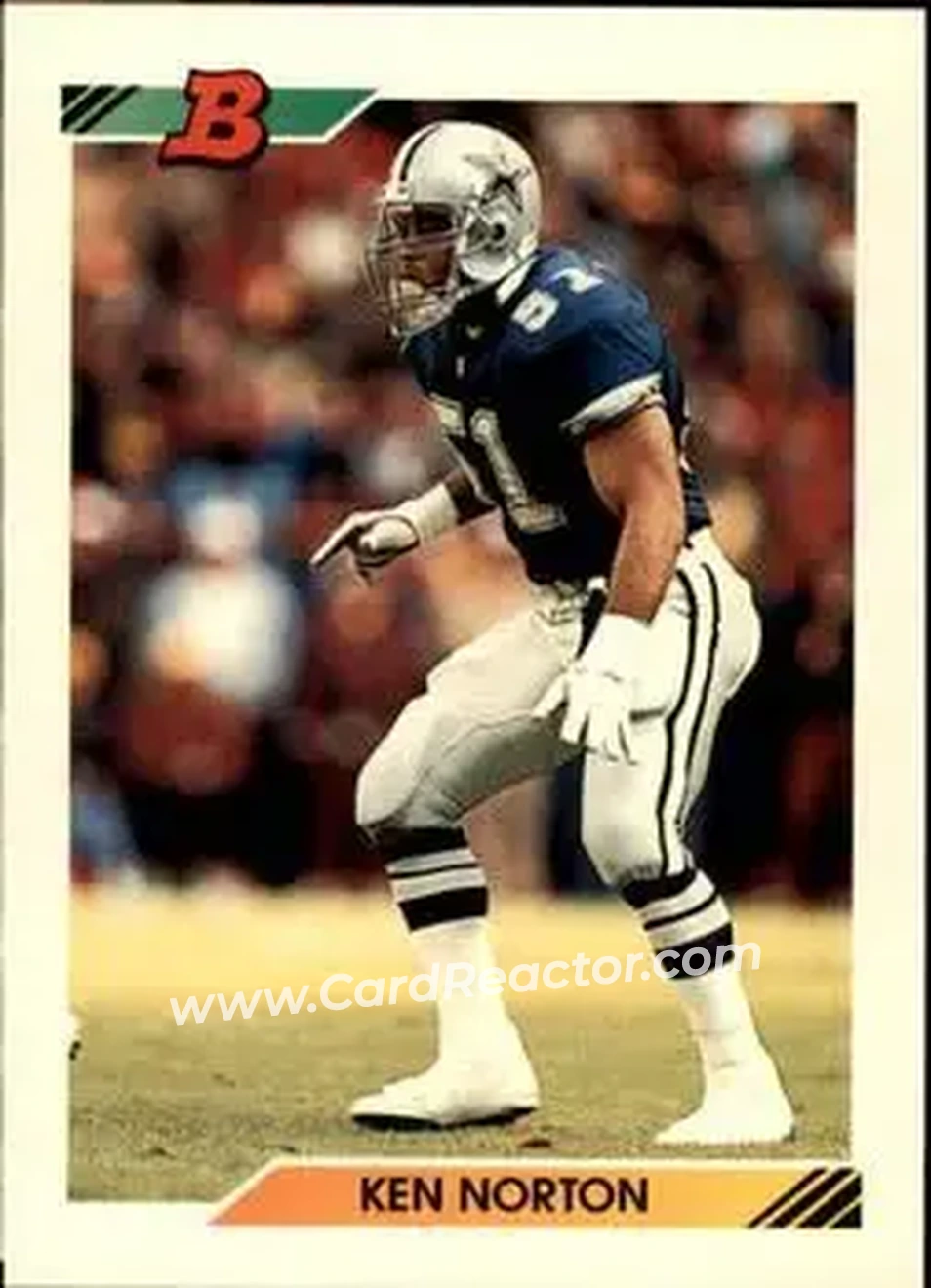 1992 Bowman #483 - Ken Norton - Dallas Cowboys - Front