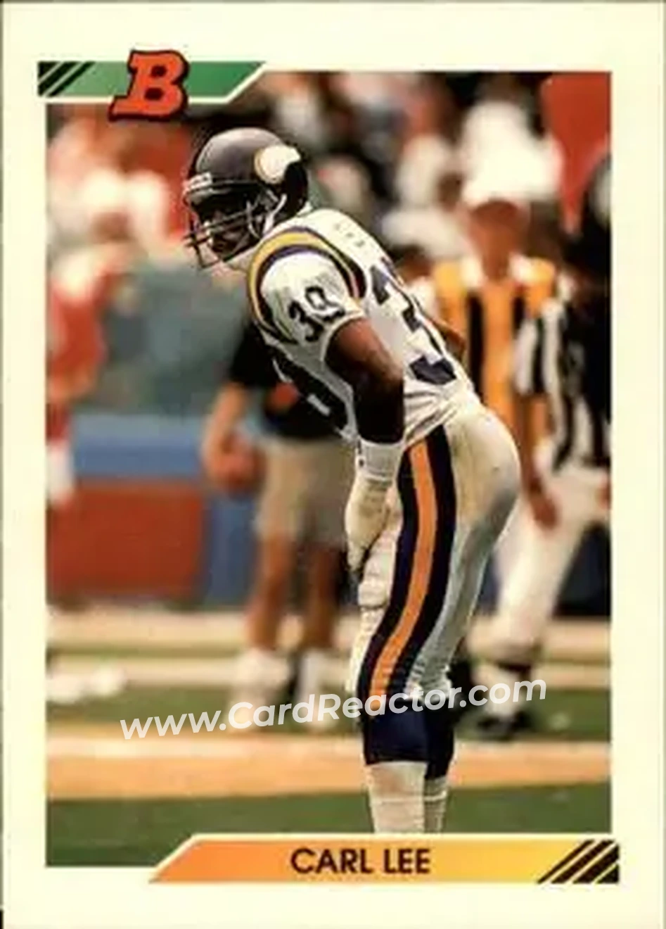 1992 Bowman #491 - Carl Lee - Minnesota Vikings - Front