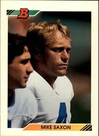 1992 Bowman #524 Mike Saxon