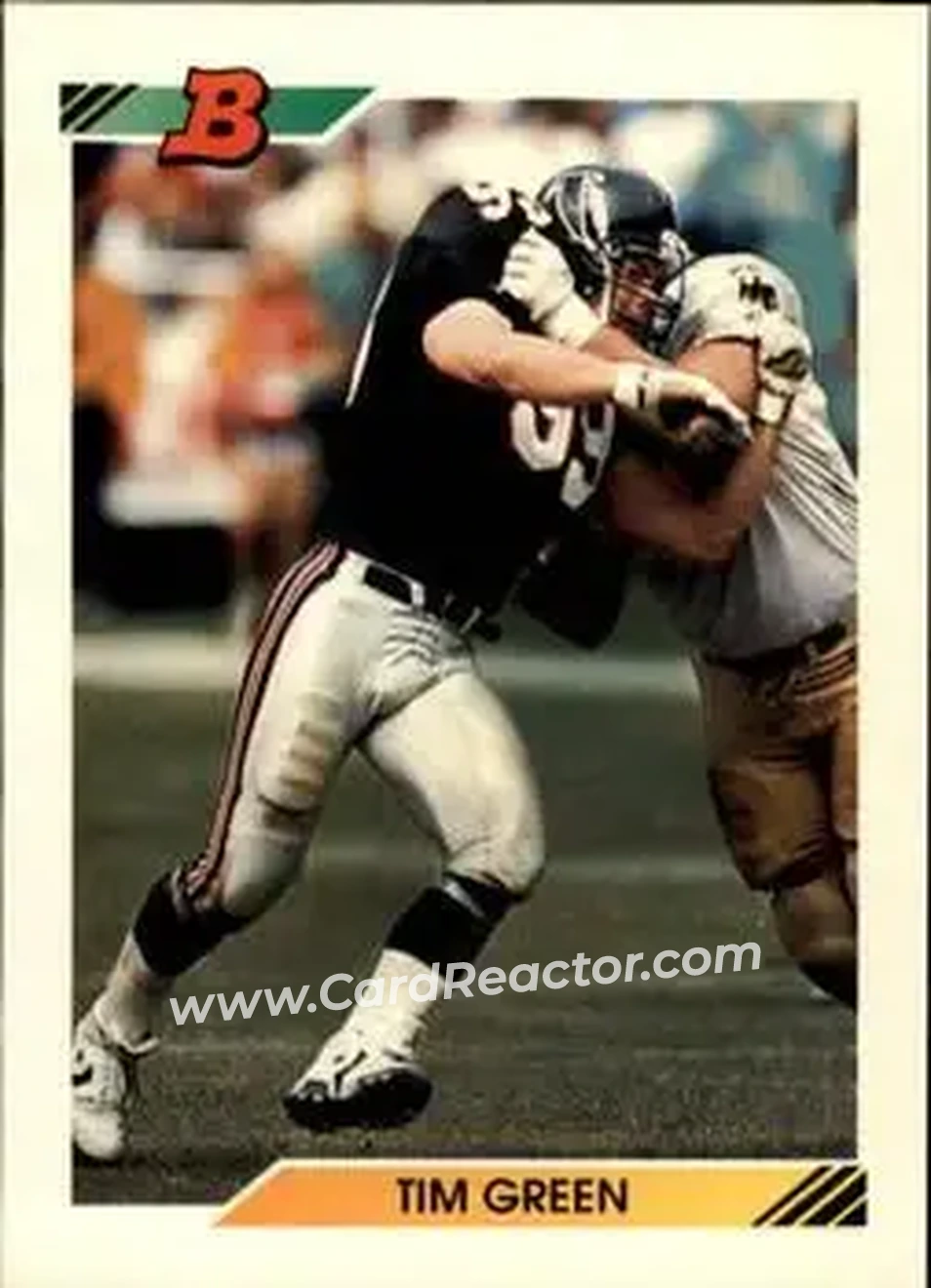 1992 Bowman #530 - Tim Green - Atlanta Falcons - Front