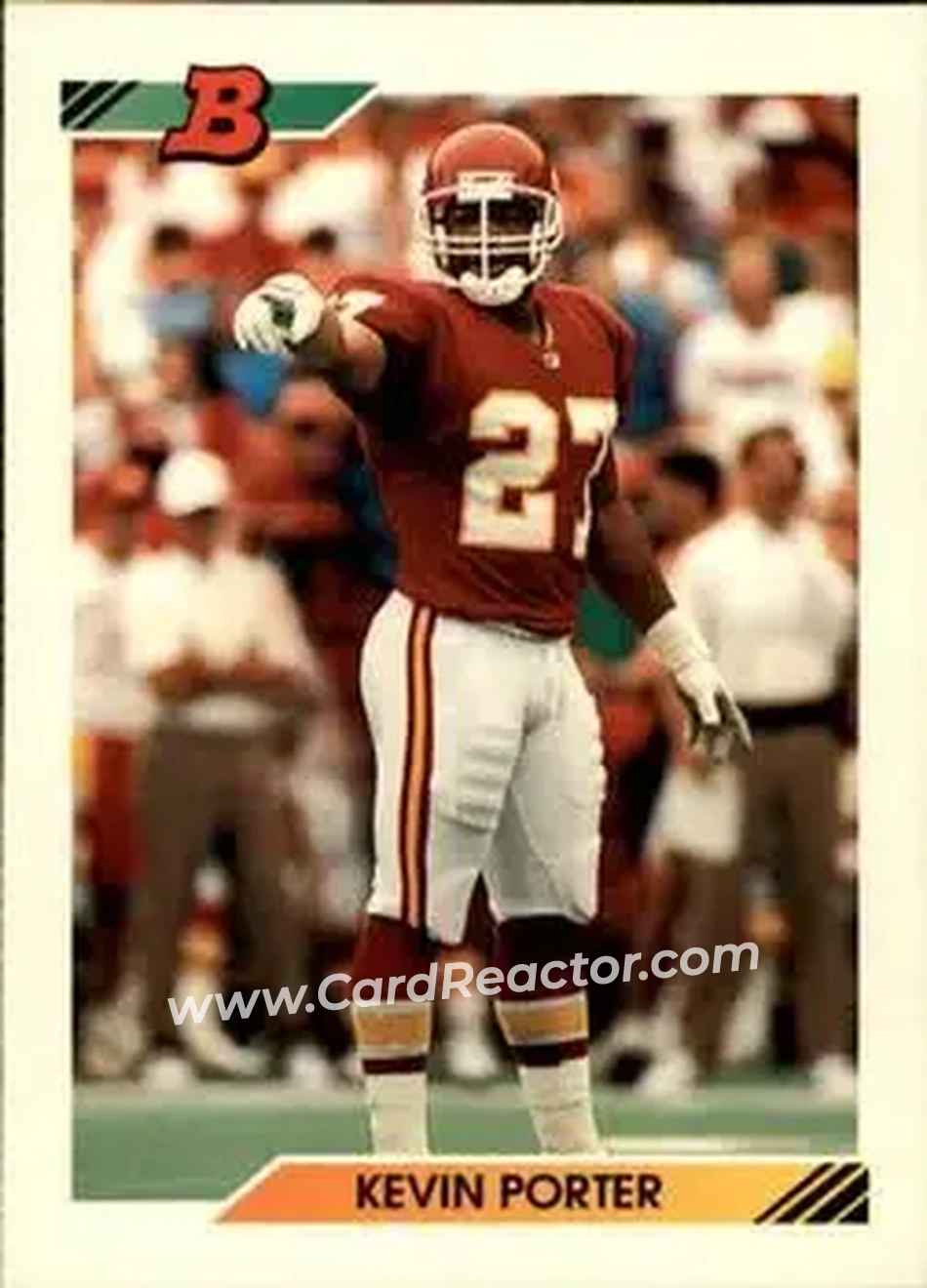1992 Bowman #531 - Kevin Porter - Kansas City Chiefs - Front