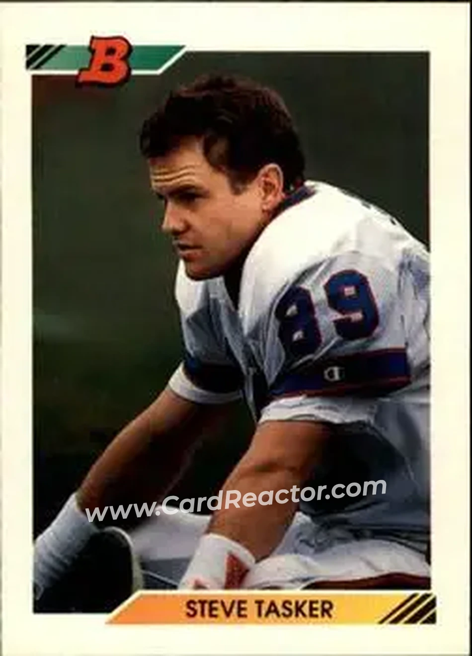1992 Bowman #538 - Steve Tasker - Buffalo Bills - Front