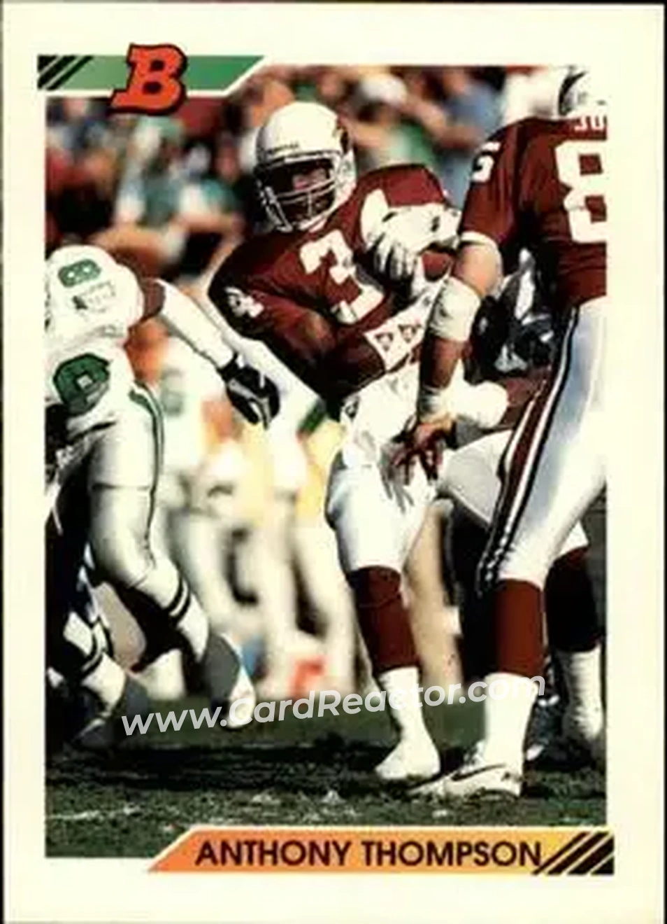 1992 Bowman #539 - Anthony Thompson - Phoenix Cardinals - Front