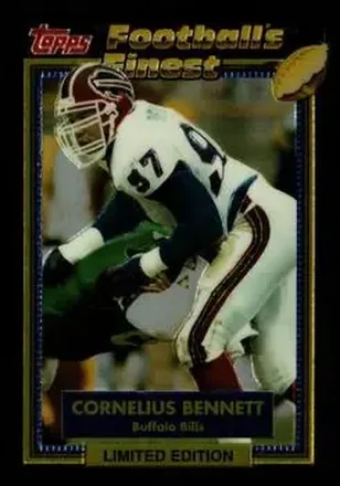 1992 Finest #2 - Cornelius Bennett - Buffalo Bills