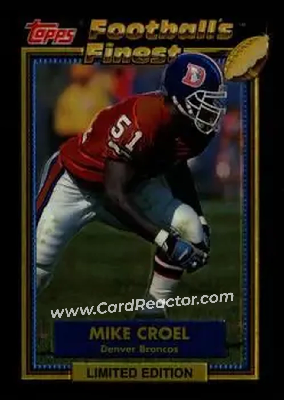 1992 Finest #5 - Mike Croel - Denver Broncos