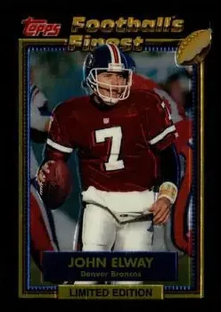 1992 Finest #6 - John Elway - Denver Broncos