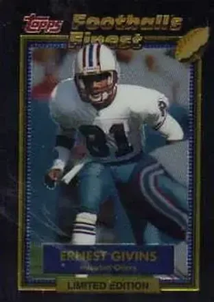 1992 Finest #8 - Ernest Givins - Houston Oilers