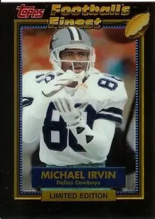 1992 Finest #11 - Michael Irvin - Dallas Cowboys 1992 Finest #11 - Michael Irvin - Dallas Cowboys