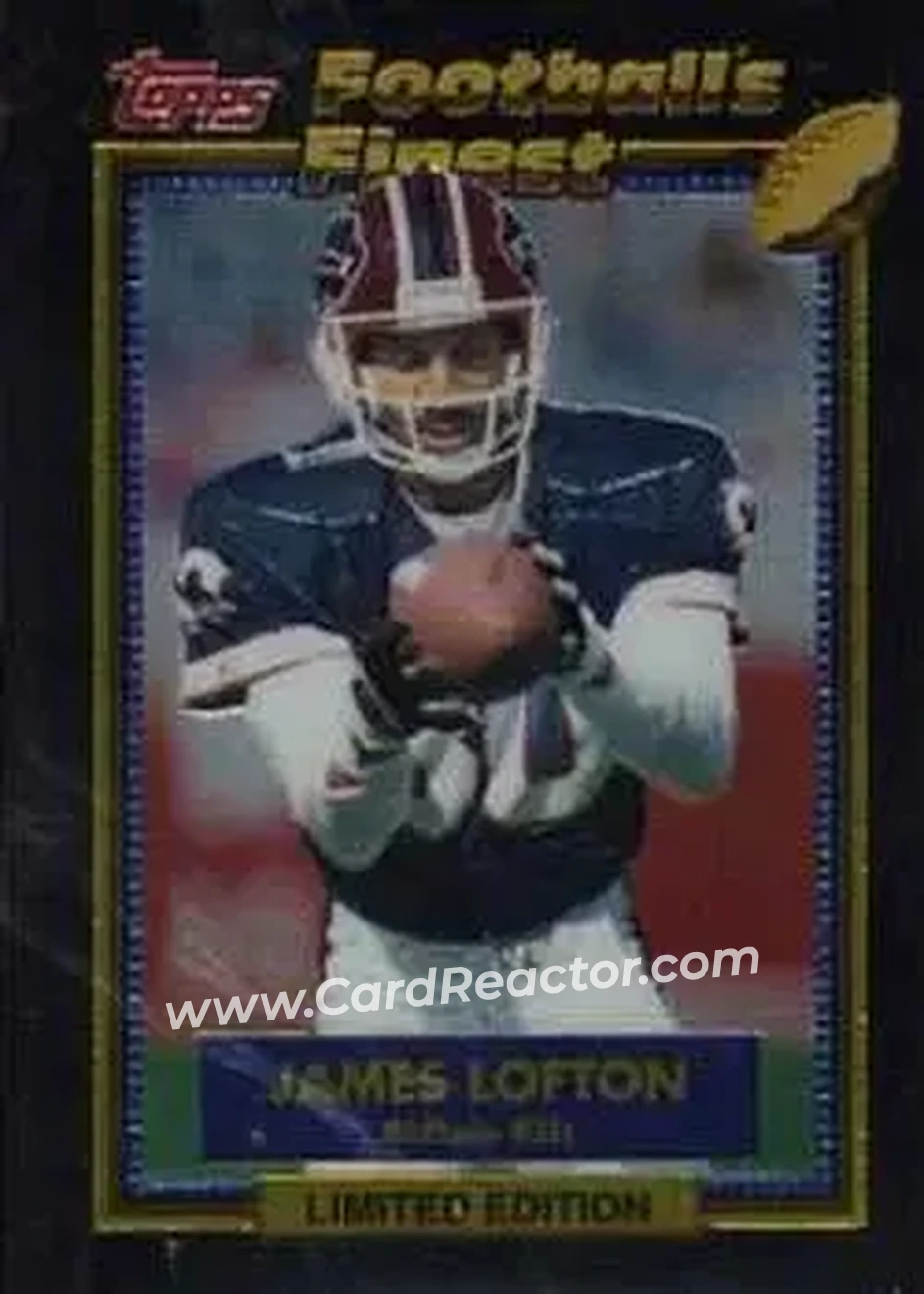 1992 Finest #14 - James Lofton - Buffalo Bills - Front