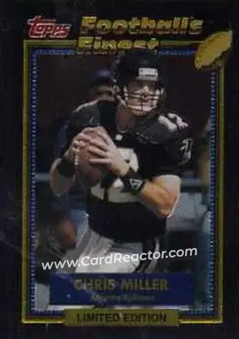 1992 Finest #17 - Chris Miller - Atlanta Falcons - Front