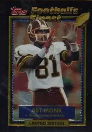 1992 Finest #18 - Art Monk - Washington Redskins