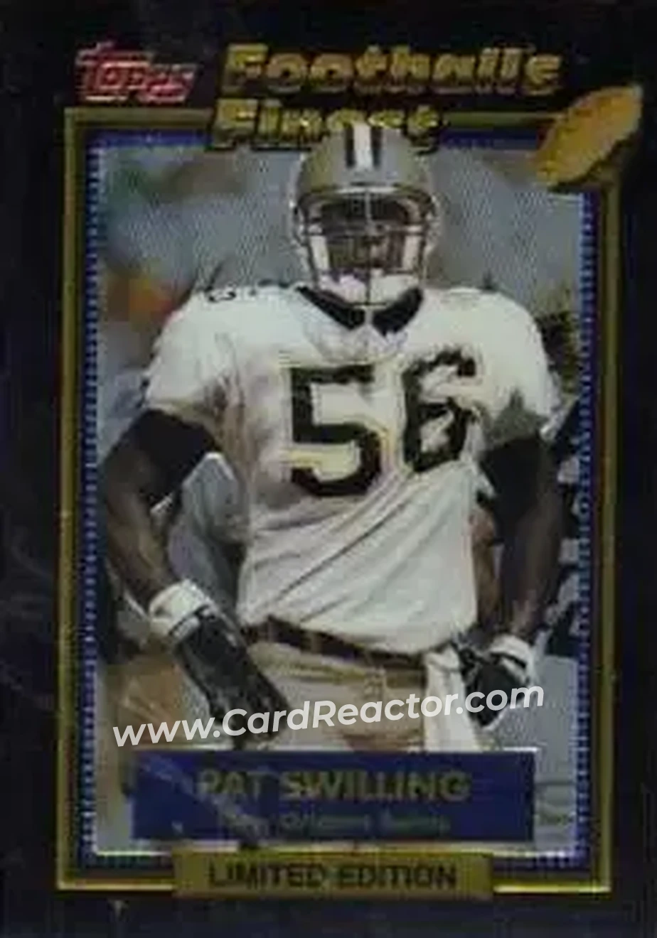 1992 Finest #28 - Pat Swilling - New Orleans Saints - Front